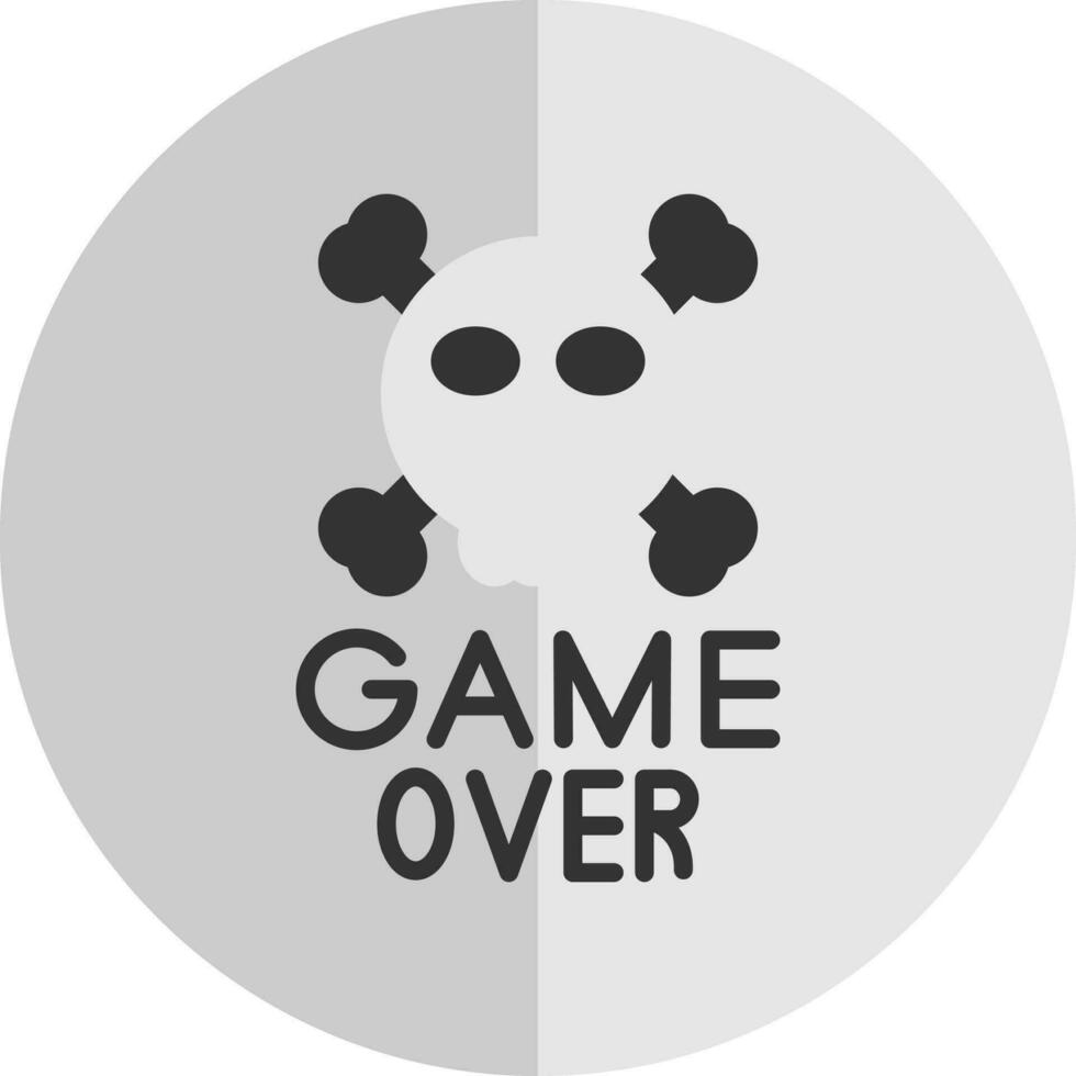 Game Over Vector Icon Design