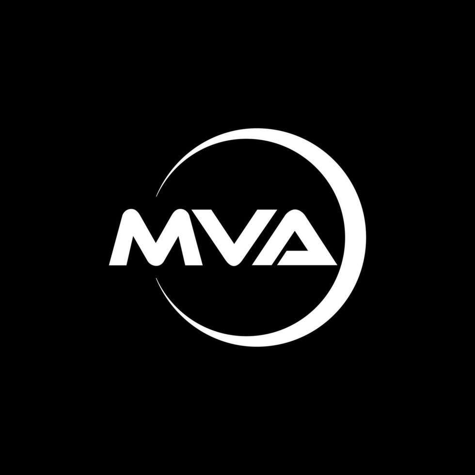 MVA Letter Logo Design, Inspiration for a Unique Identity. Modern Elegance and Creative Design. Watermark Your Success with the Striking this Logo. vector