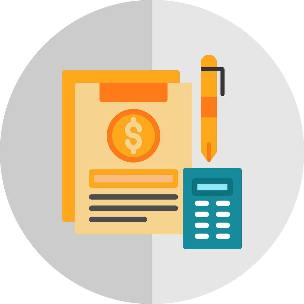 Budgeting Vector Icon Design