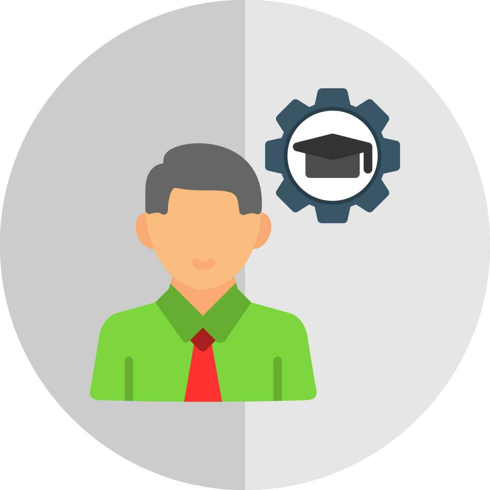 Knowledge Management Vector Icon Design