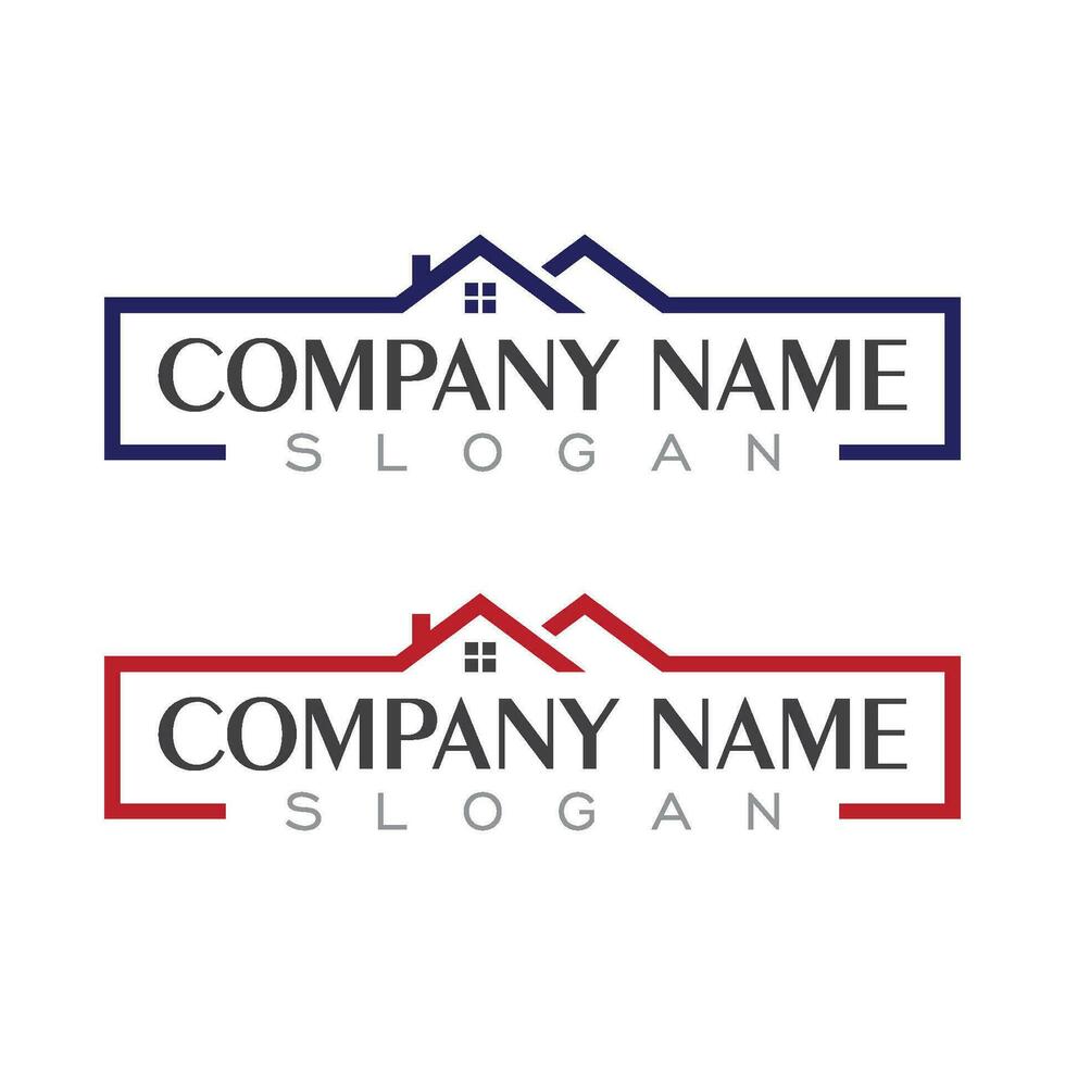 Property and Construction Logo design vector
