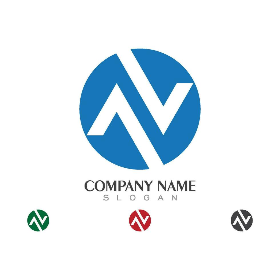 N Letter Logo Template vector