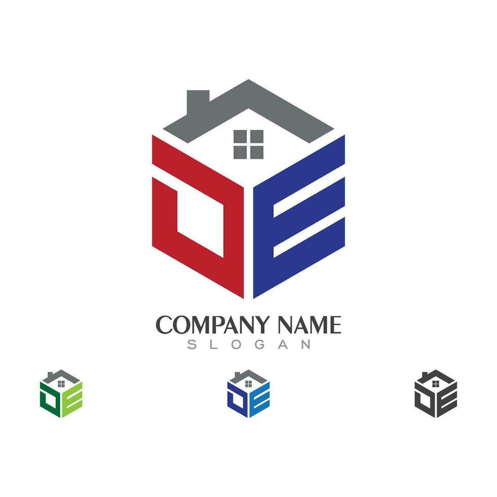 Property and Construction Logo design vector