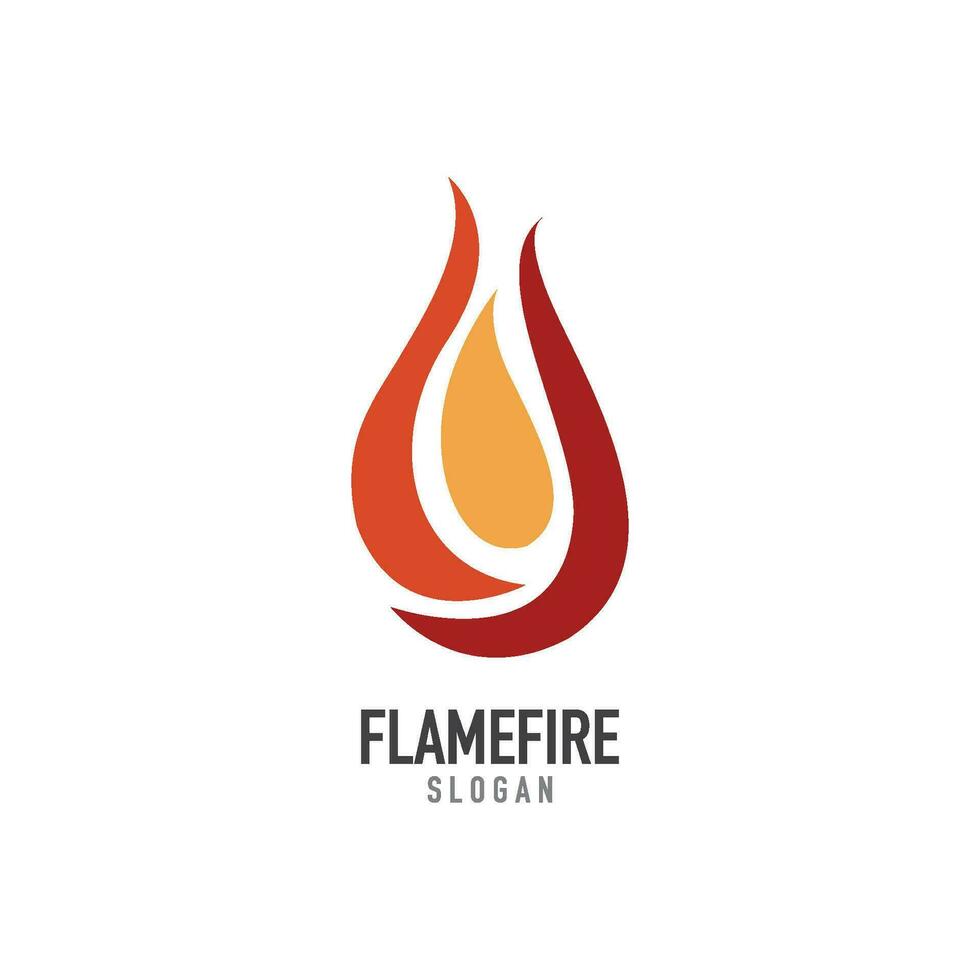 Fire flame vector illustration design