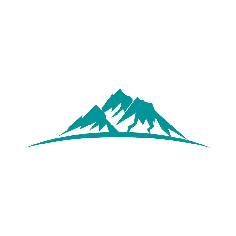 logotipo de icono de montaña vector