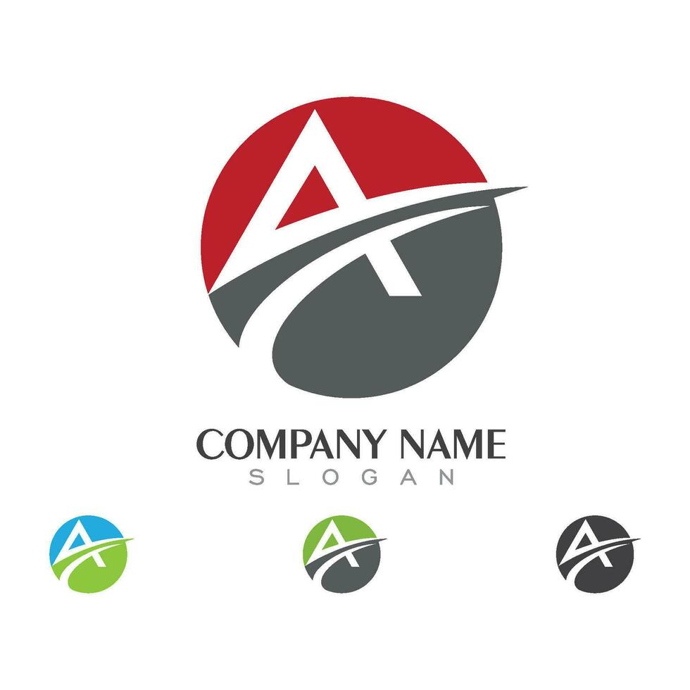 A Letter Logo Template vector