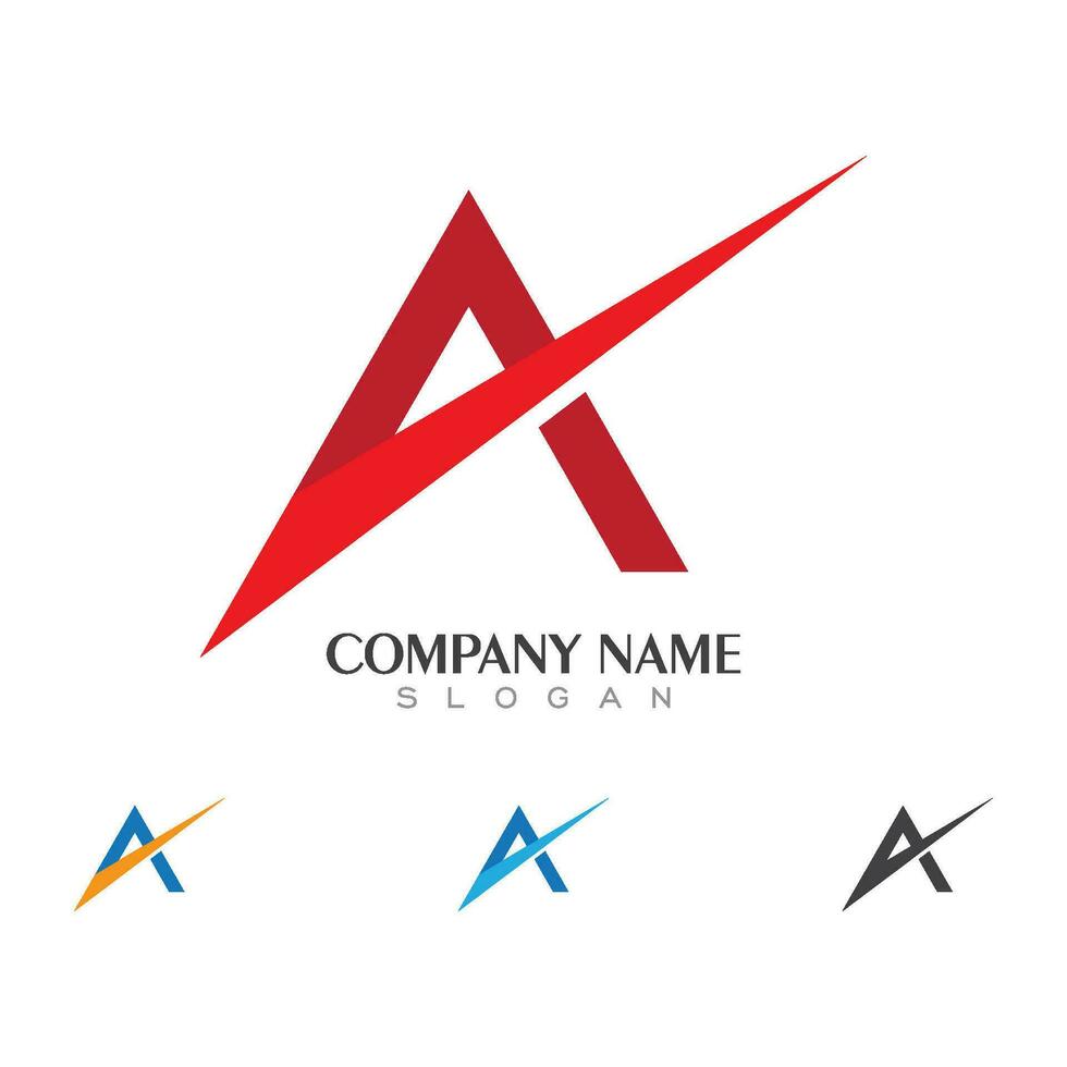 A Letter Logo Template vector