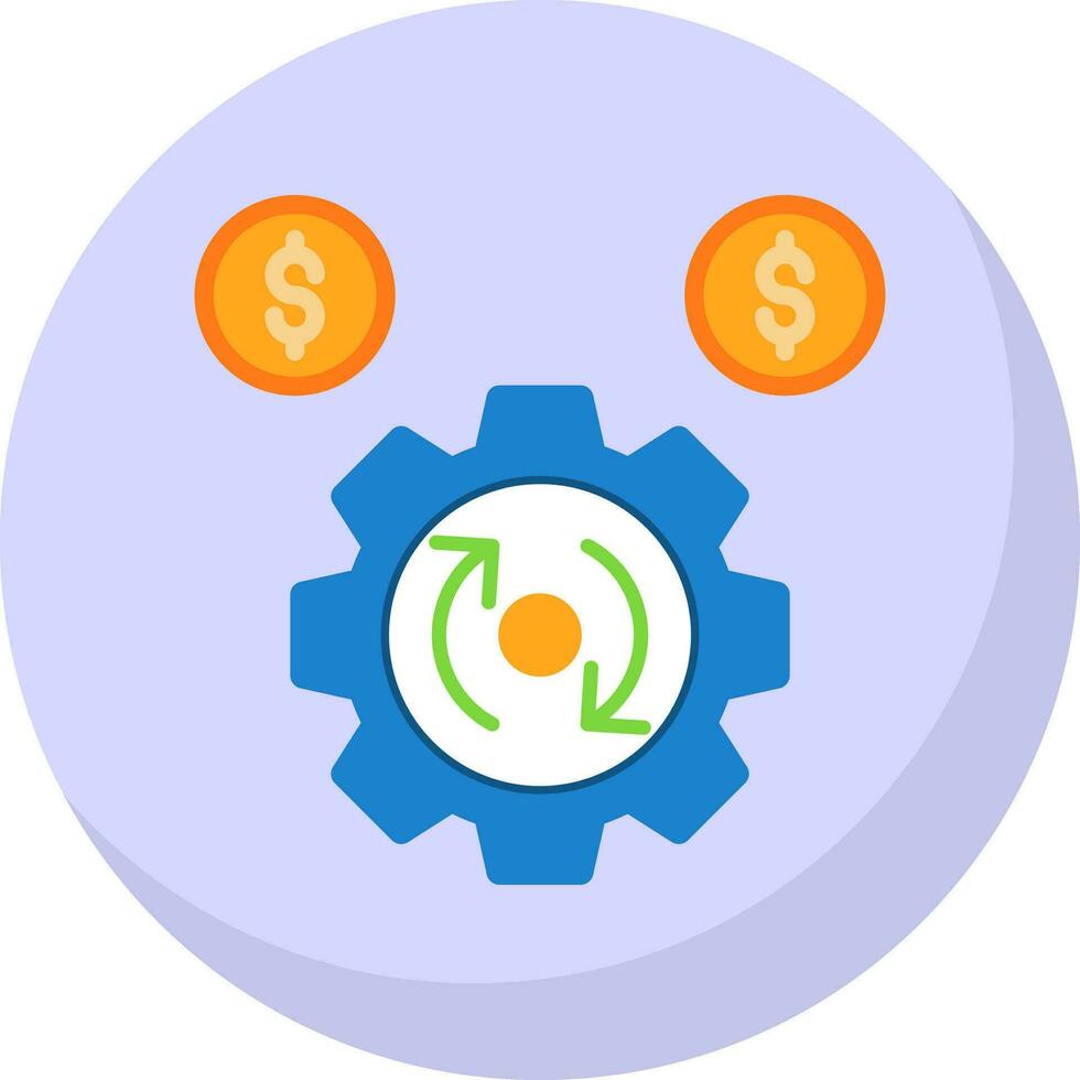 Process Optimization Vector Icon Design