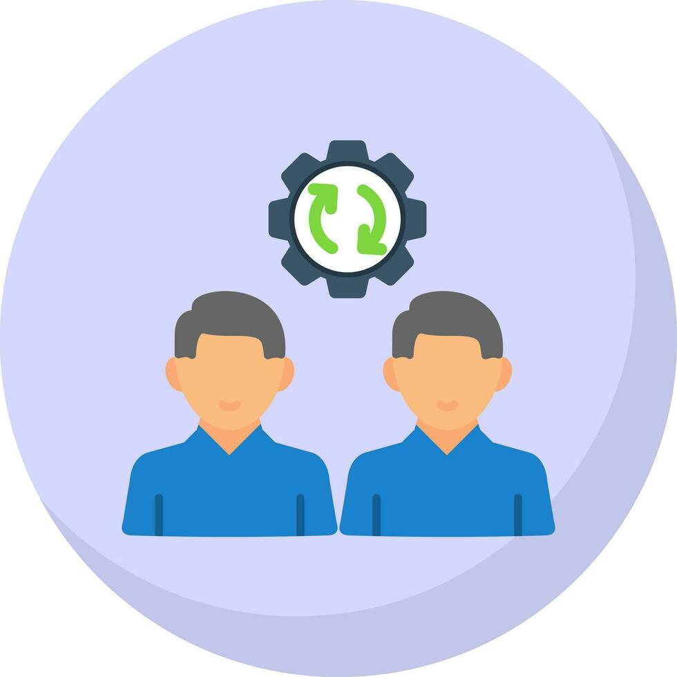 Change Management Vector Icon Design