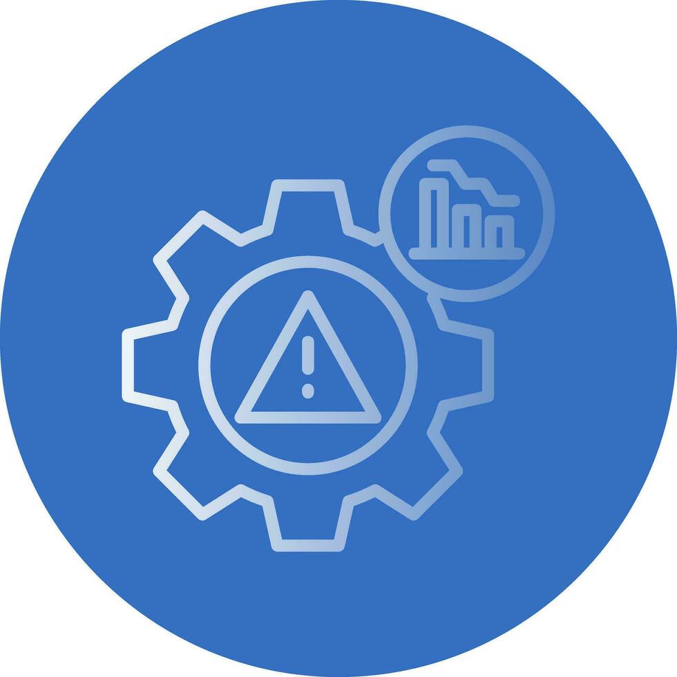 Risk Mitigation Vector Icon Design