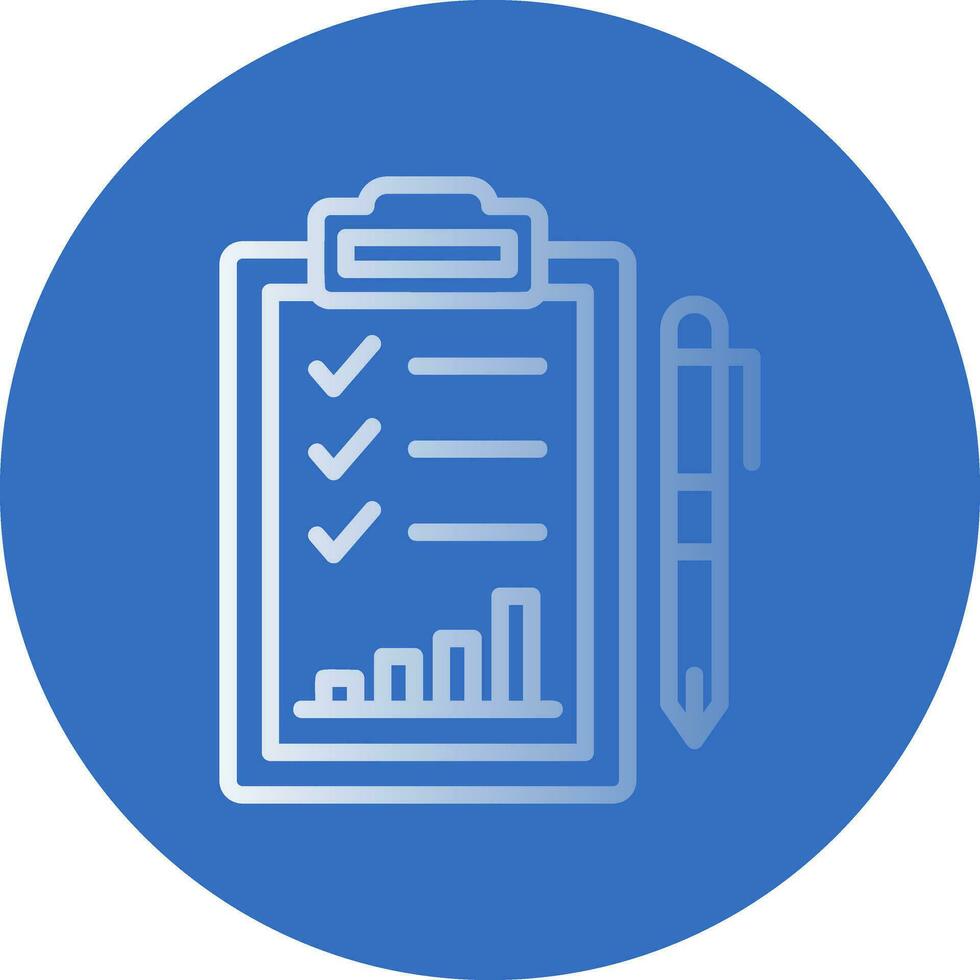 Performance Evaluation Vector Icon Design