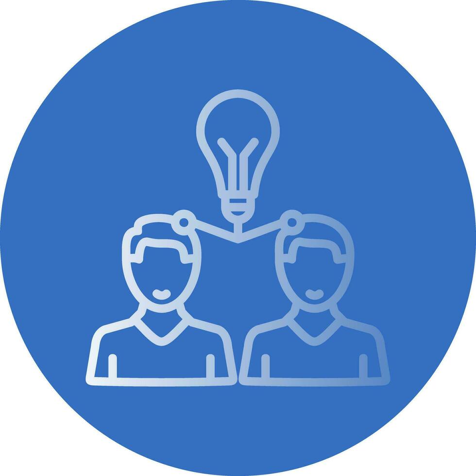Knowledge Sharing Vector Icon Design
