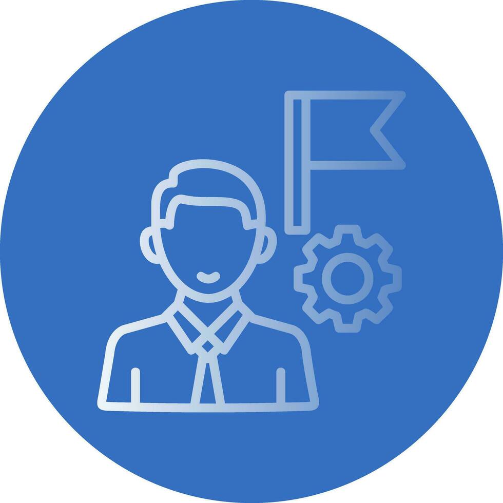 Leadership Development Vector Icon Design