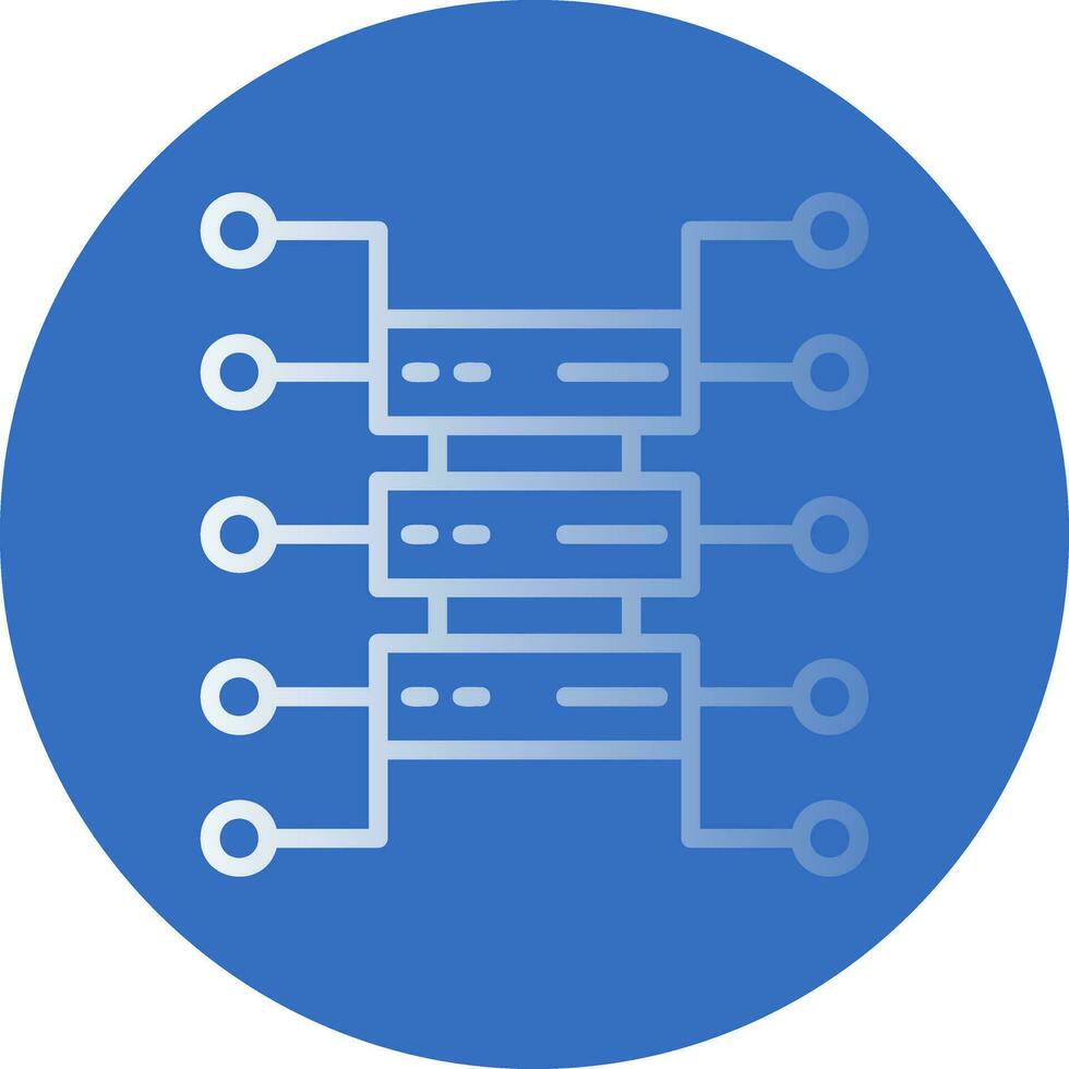 Organizational Structure Vector Icon Design