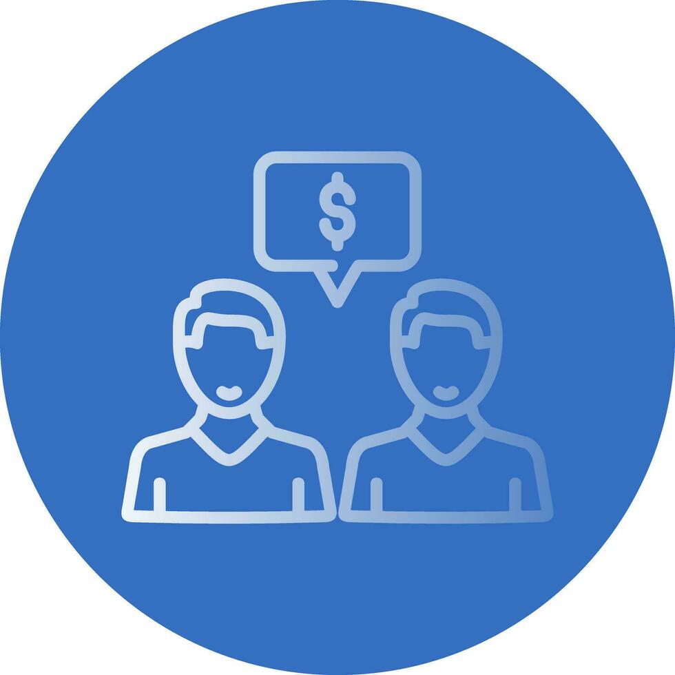 Negotiation Skills Vector Icon Design