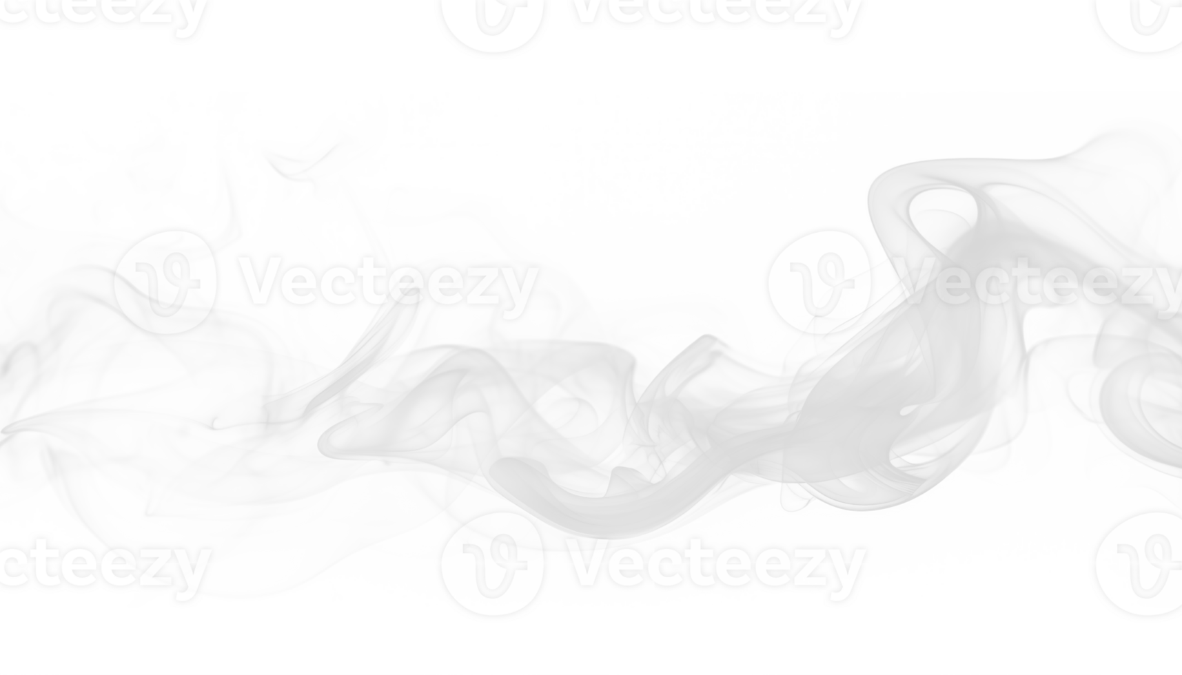 white grey smoke vapor swirls and shapes texture transparent background PNG graphic resource AI generated
