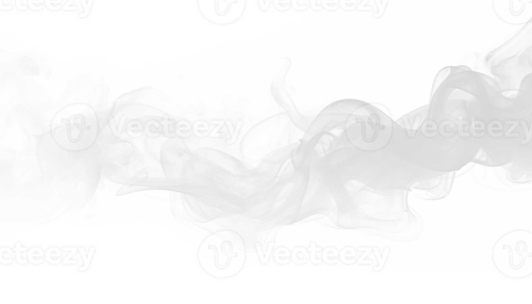wit grijs rook damp wervelingen en vormen structuur transparant achtergrond PNG grafisch hulpbron ai gegenereerd