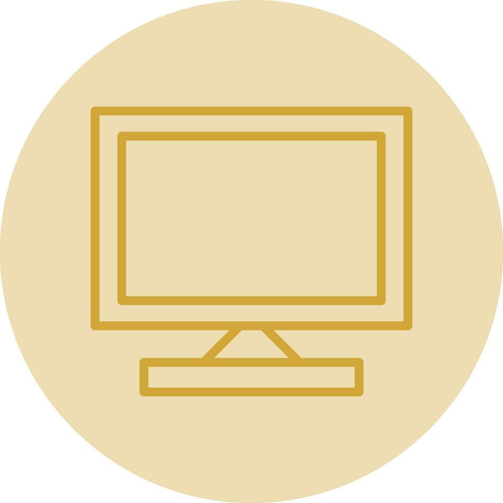 Monitor Screen Vector Icon Design