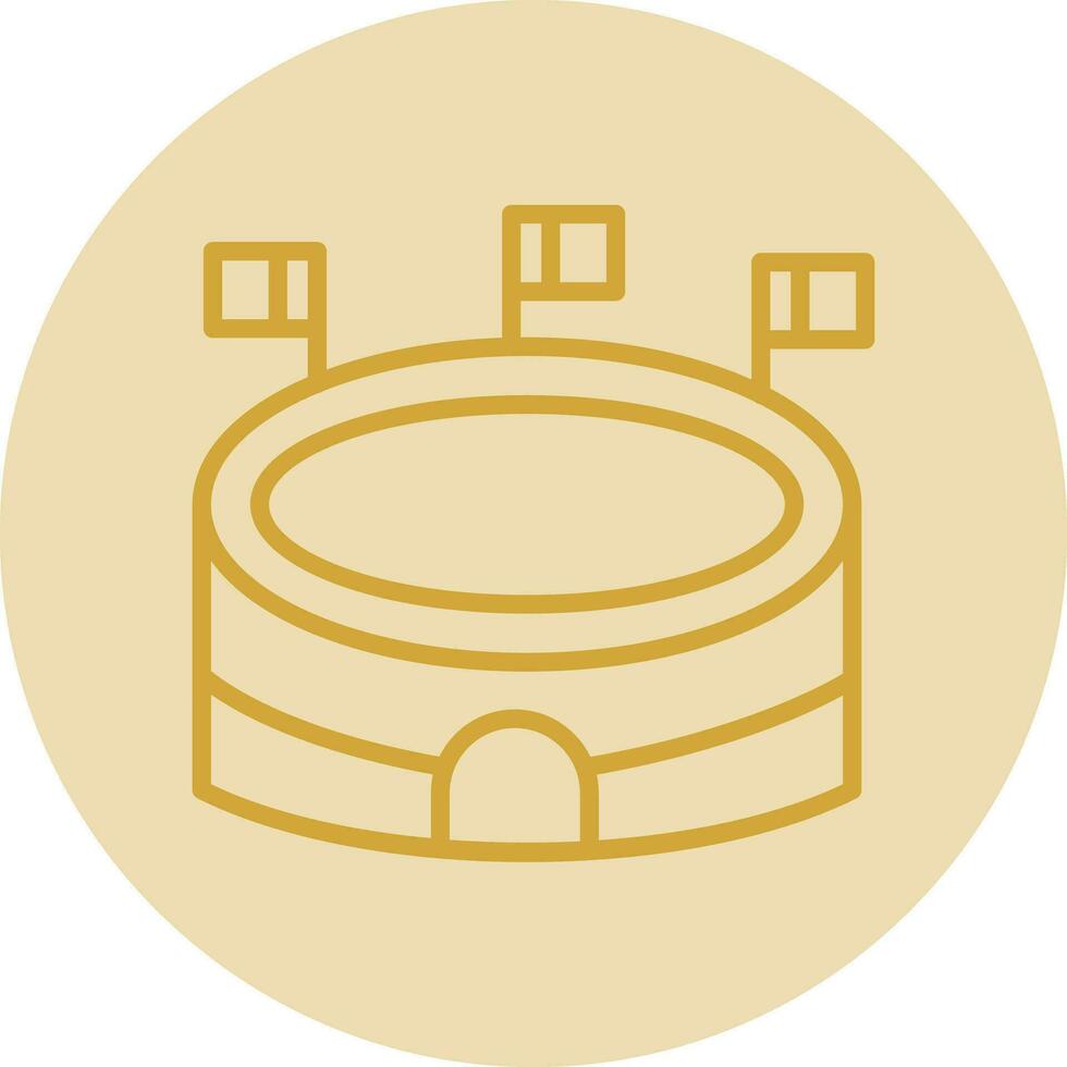 diseño de icono de vector de estadio