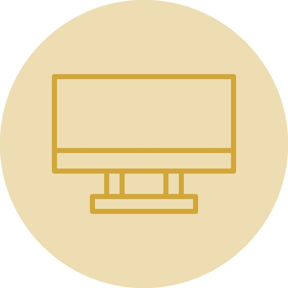 Monitor Screen Vector Icon Design