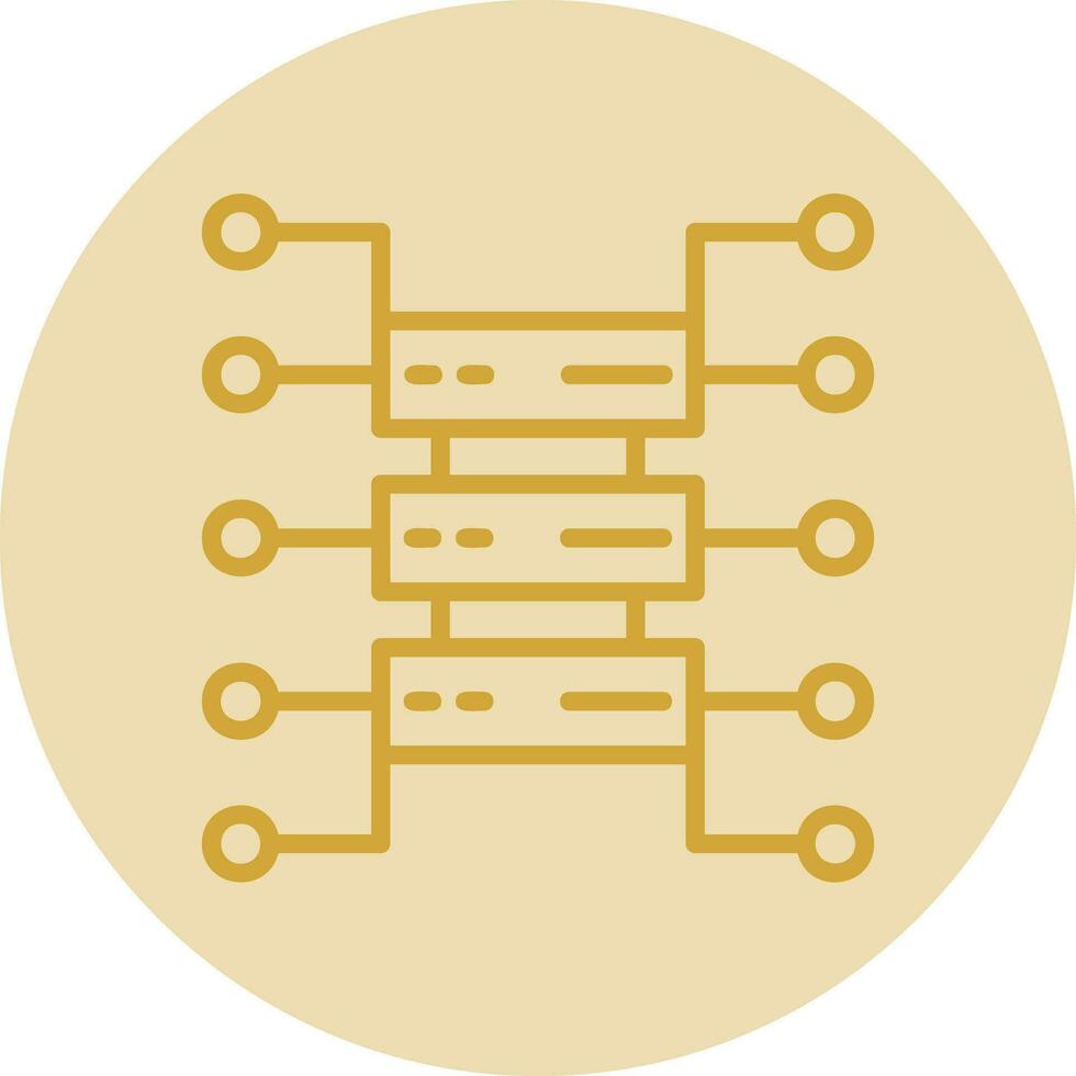 Organizational Structure Vector Icon Design