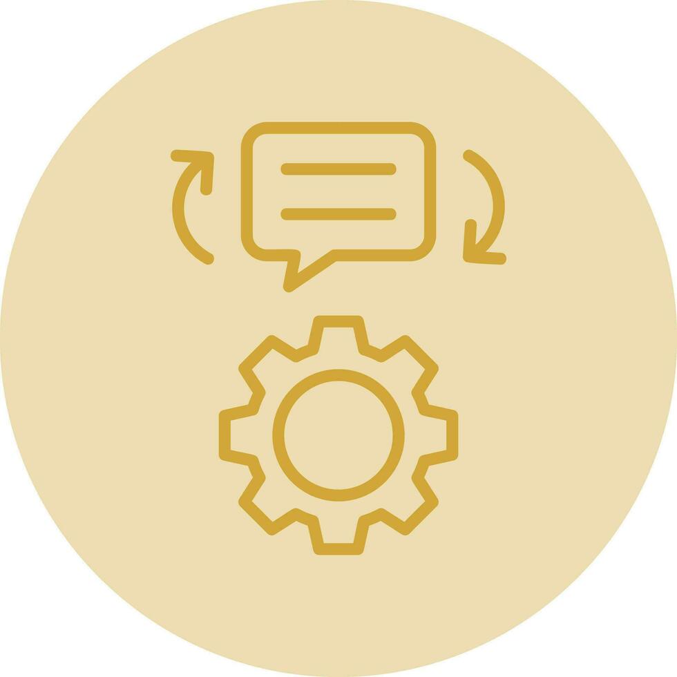 Feedback Mechanisms Vector Icon Design