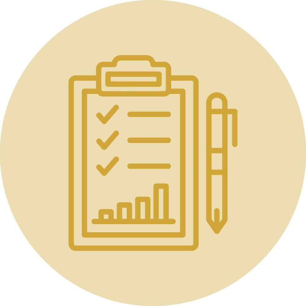 Performance Evaluation Vector Icon Design