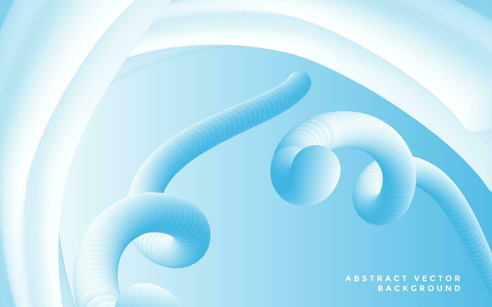 Blue flow wavy design background vector. Blue wavy design background vector
