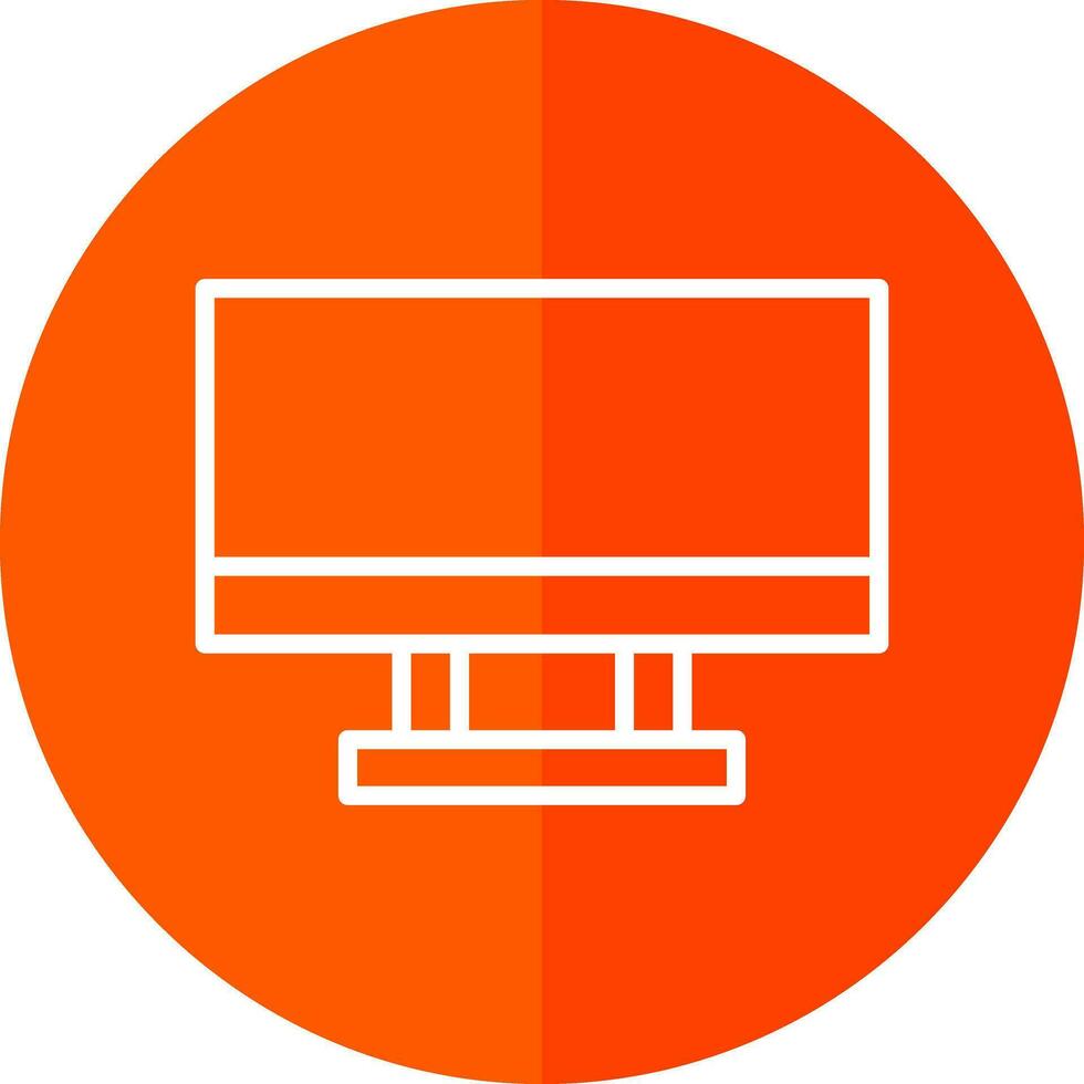 Monitor Screen Vector Icon Design