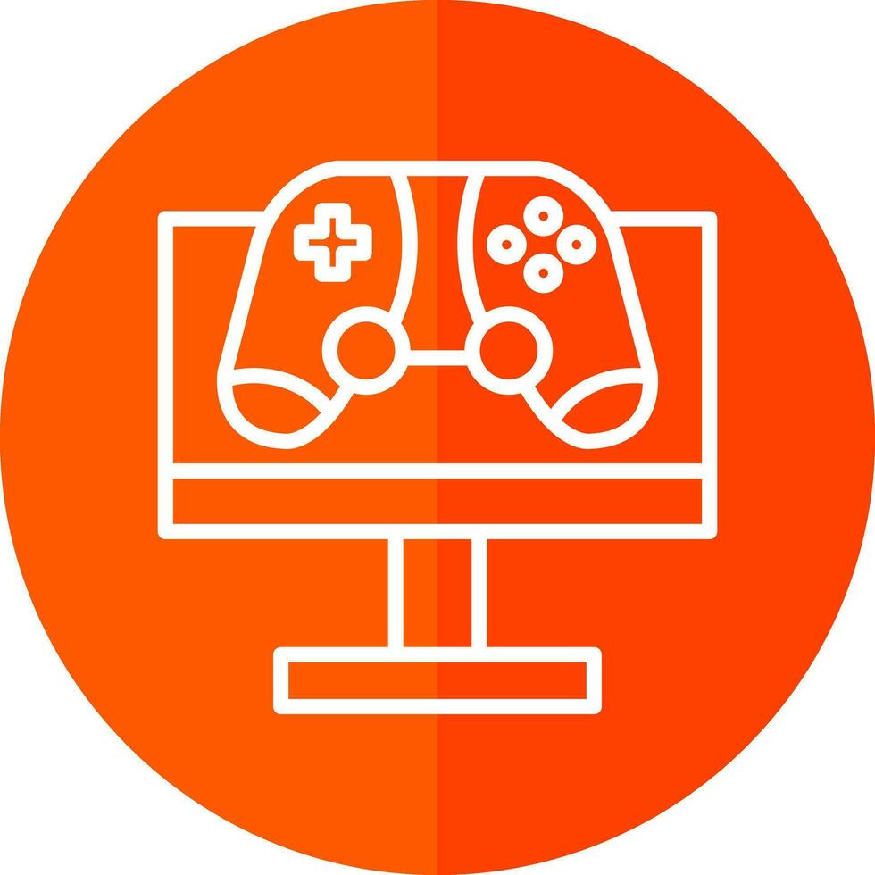 Monitor Screen Vector Icon Design