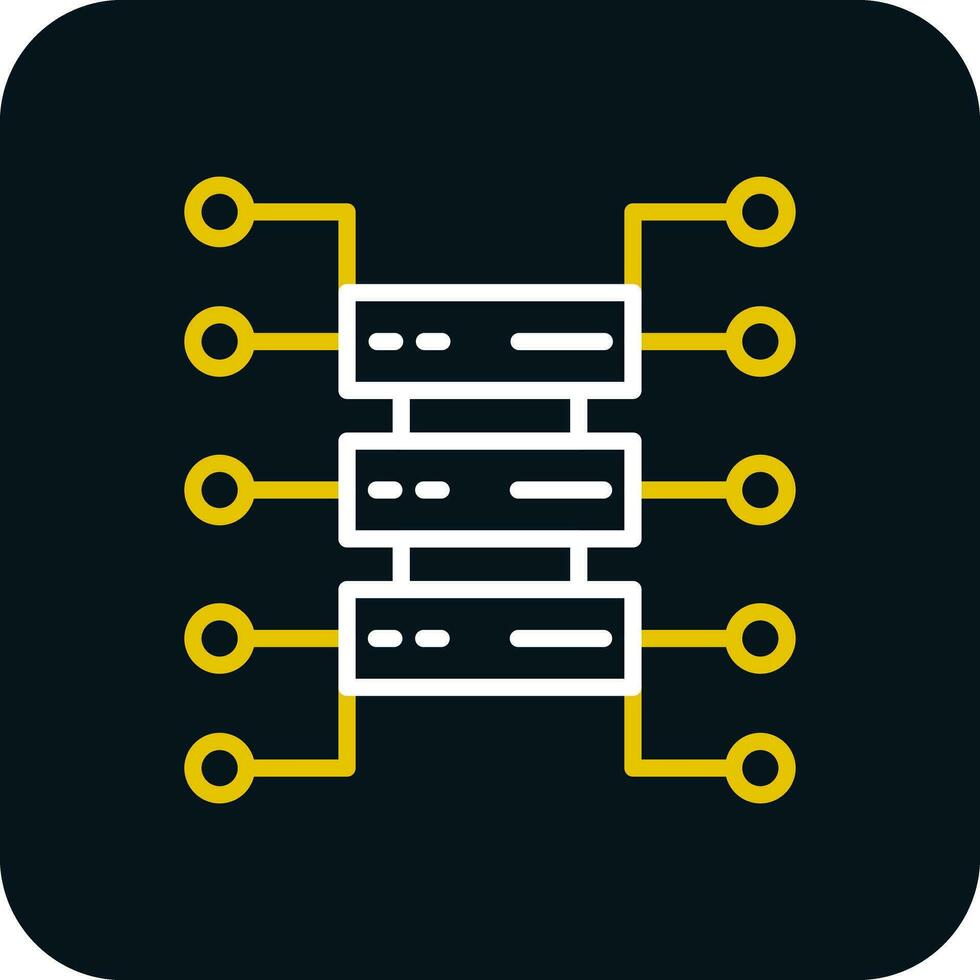 Organizational Structure Vector Icon Design
