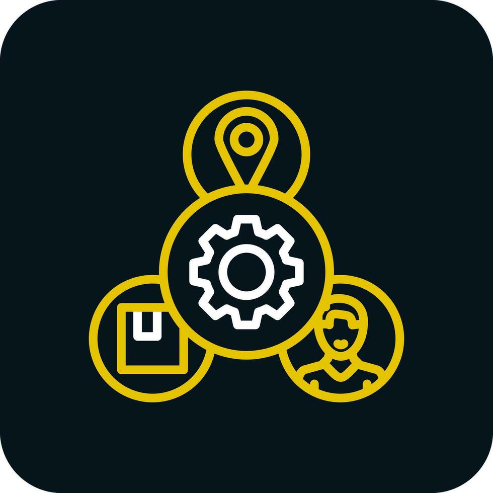 Supplier Management Vector Icon Design