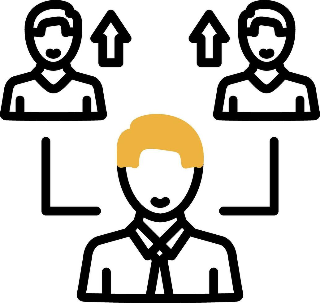 Servant Leadership Vector Icon Design