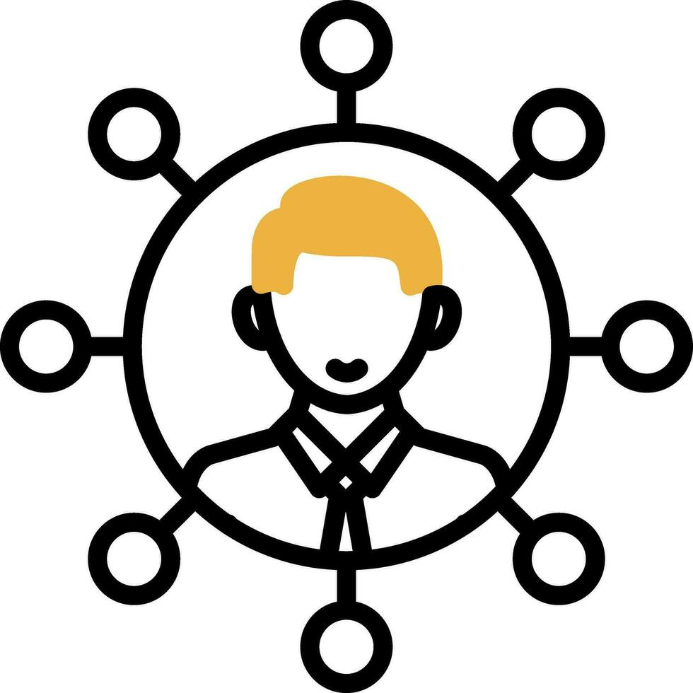 Stakeholder Management Vector Icon Design