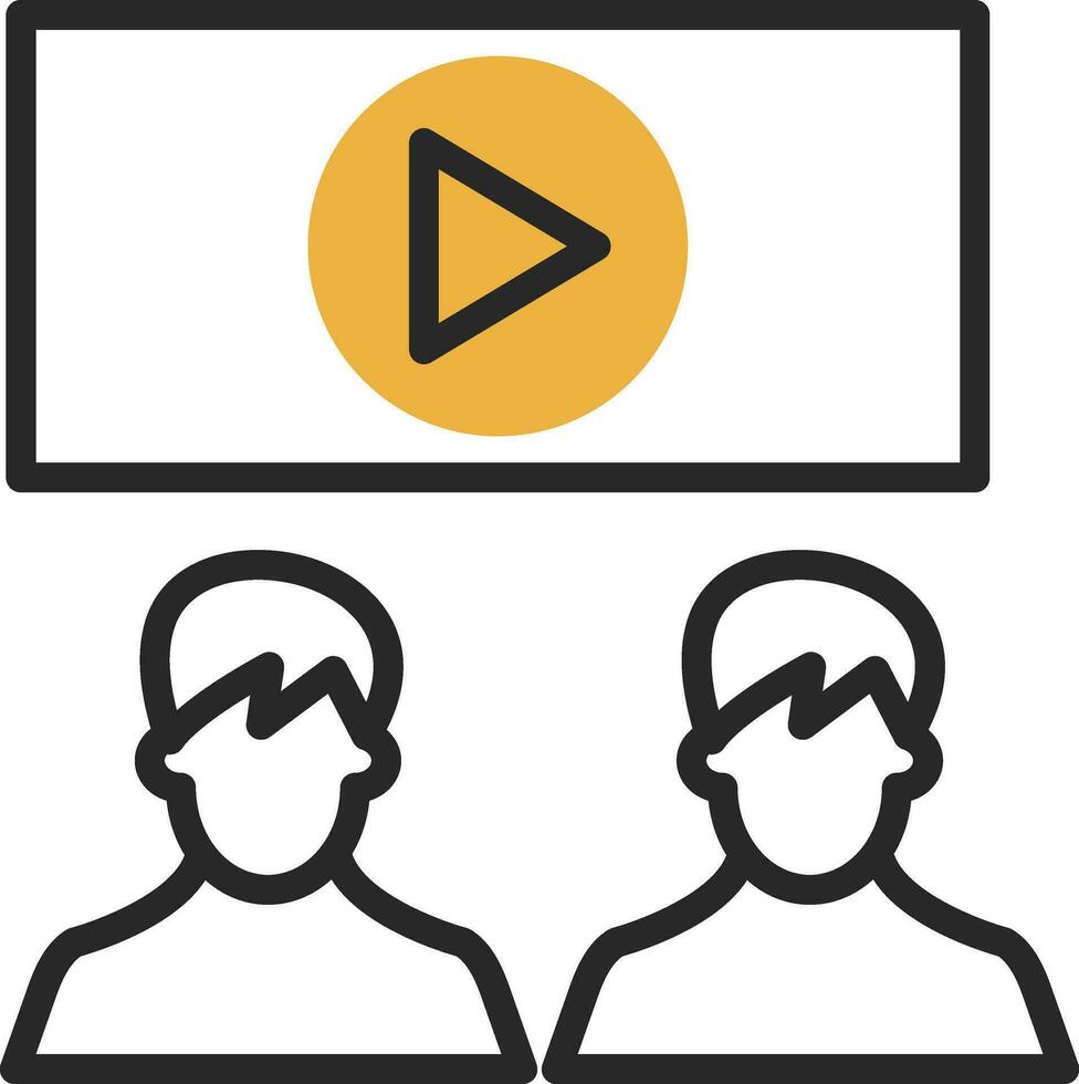 Viewership Vector Icon Design