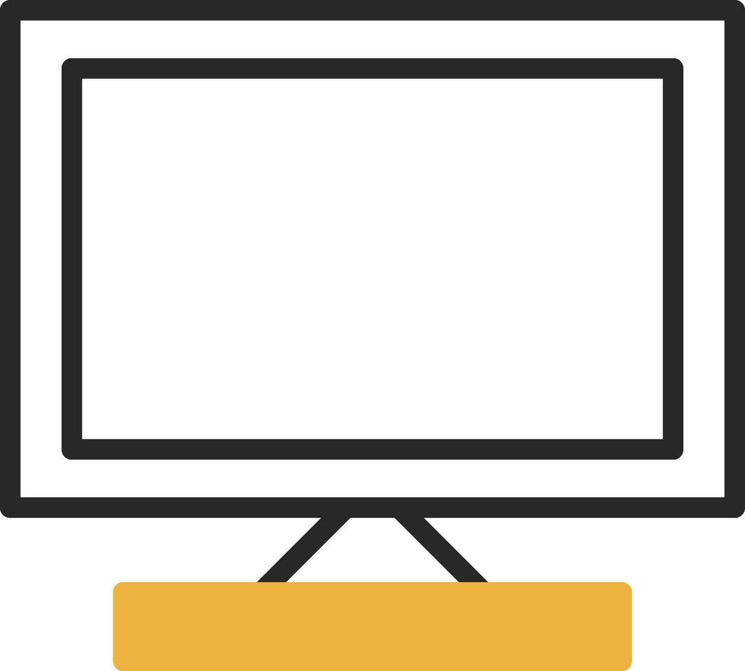 Monitor Screen Vector Icon Design