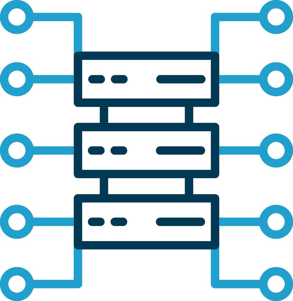 Organizational Structure Vector Icon Design
