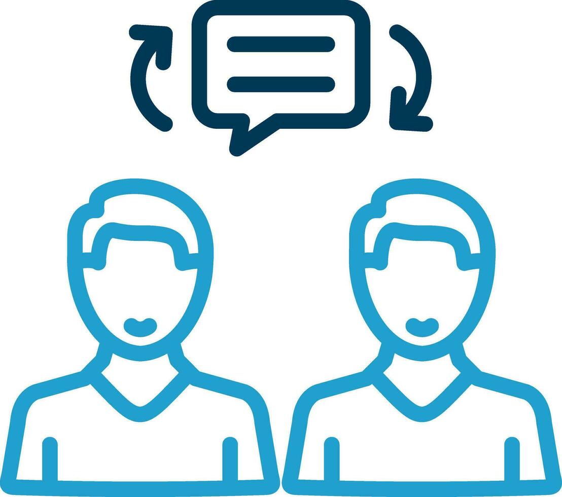 Coaching and Mentoring Vector Icon Design