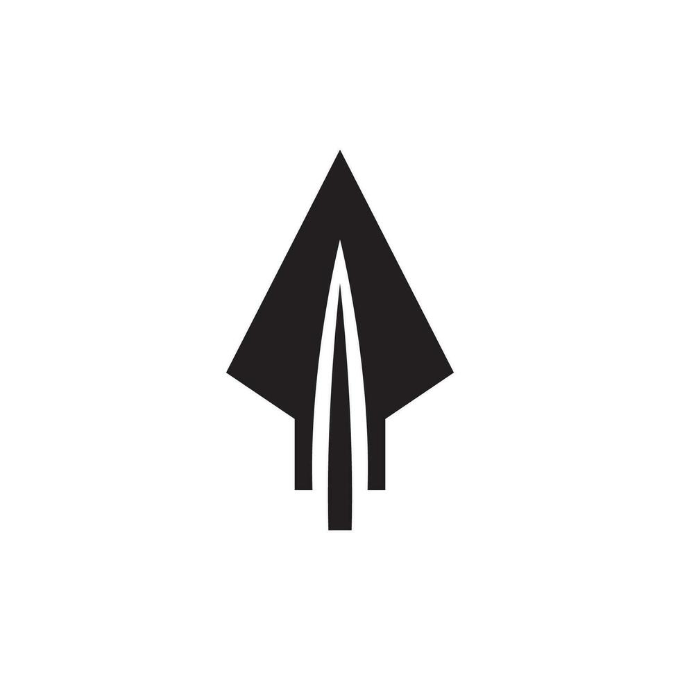 Spear logo vector design template