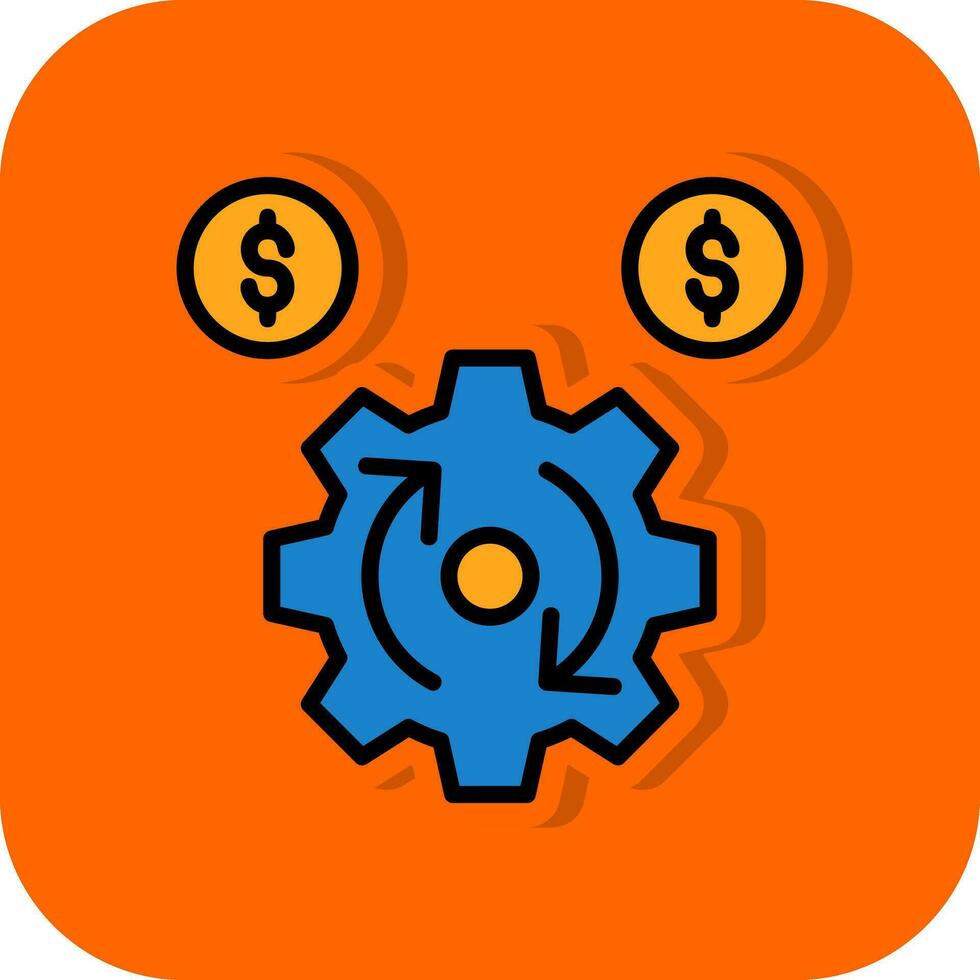Process Optimization Vector Icon Design