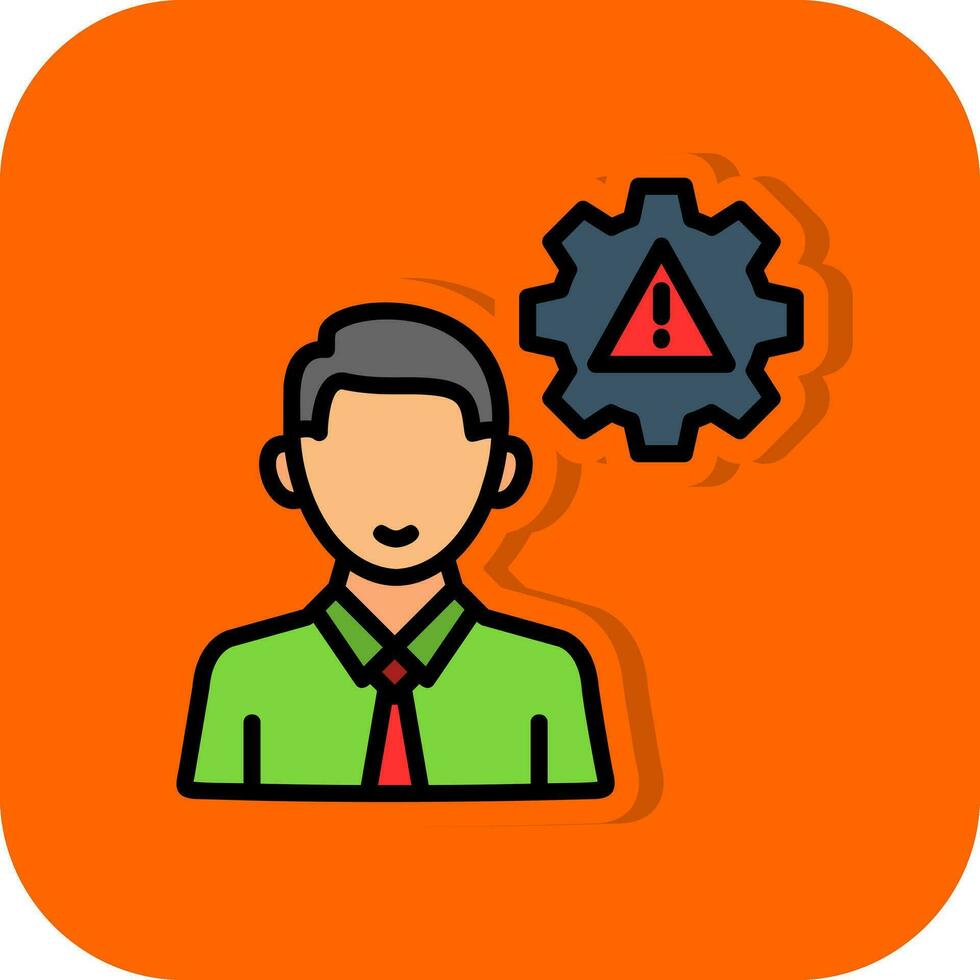 Risk Management Vector Icon Design