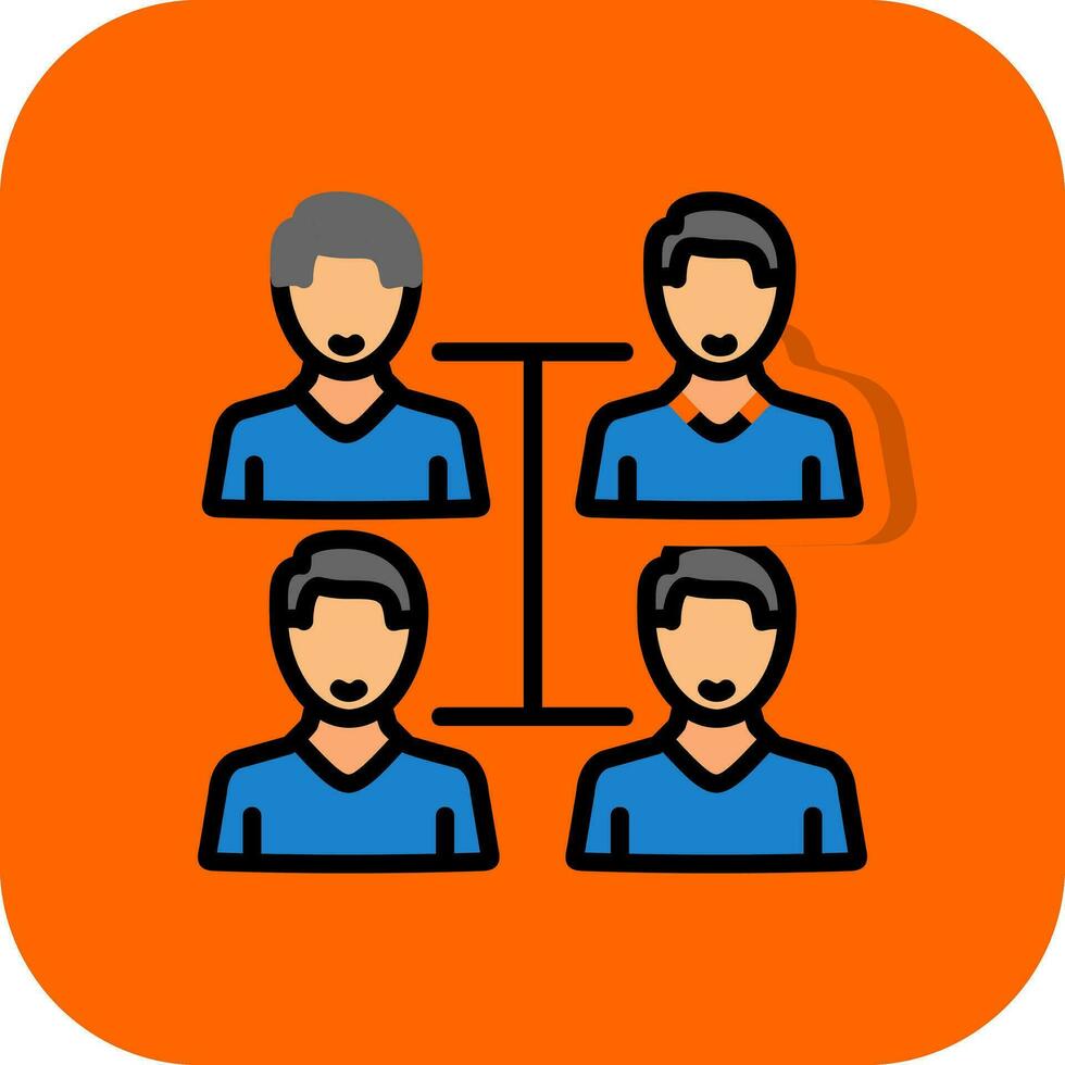 Team Building Vector Icon Design