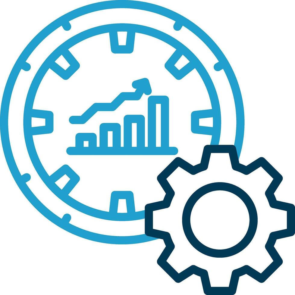 Performance Metrics Vector Icon Design