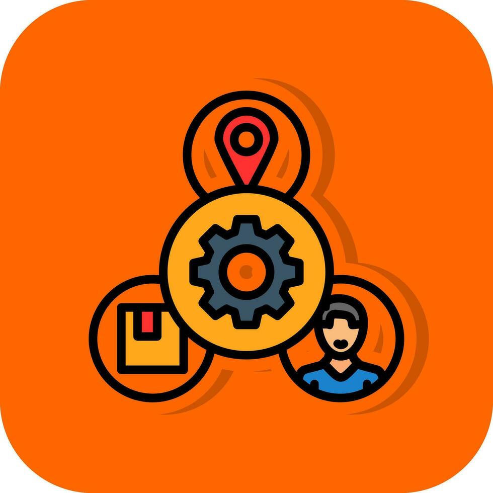 Supplier Management Vector Icon Design