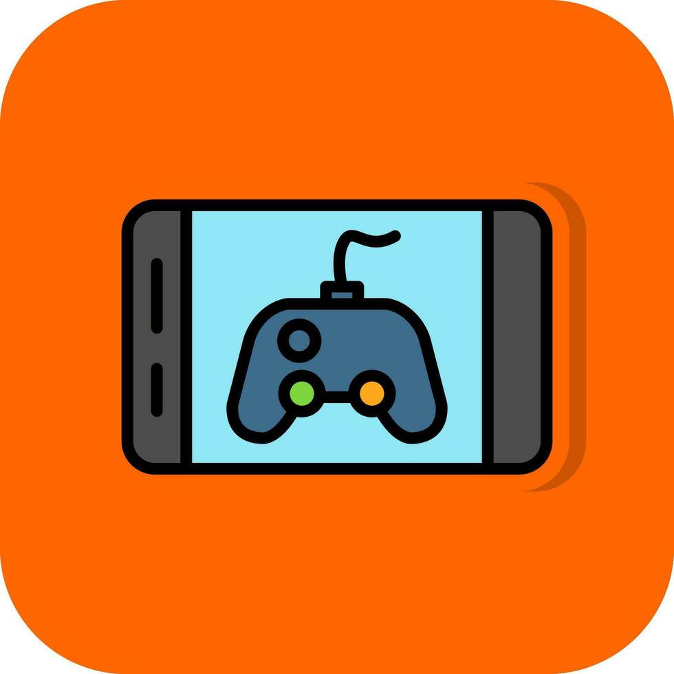 Mobile Game Vector Icon Design