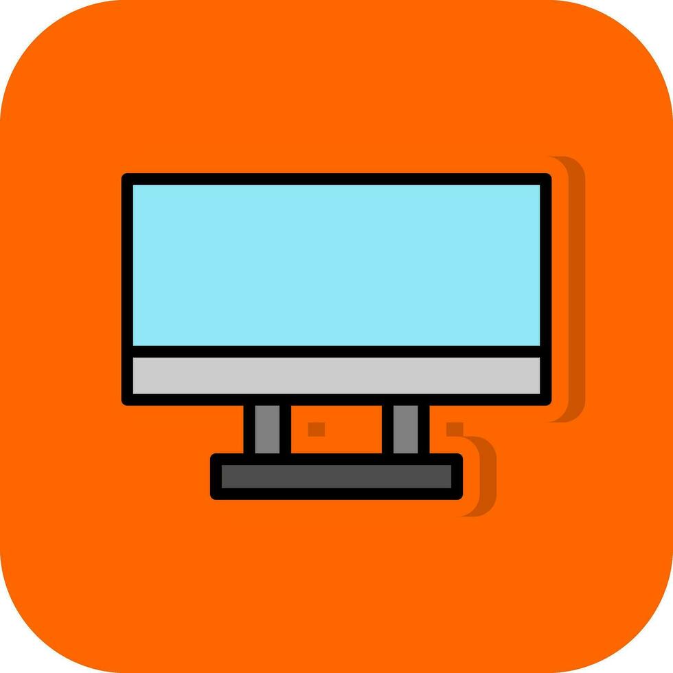 Monitor Screen Vector Icon Design