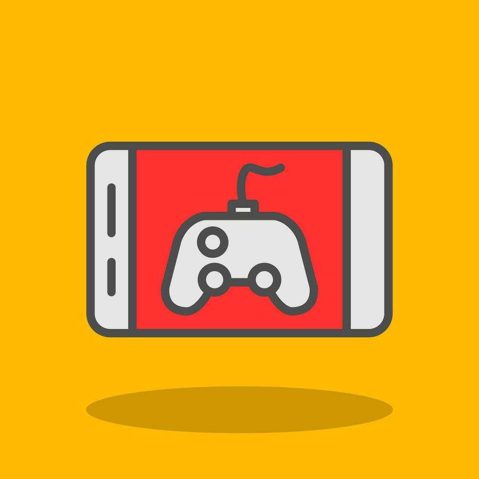 Mobile Game Vector Icon Design