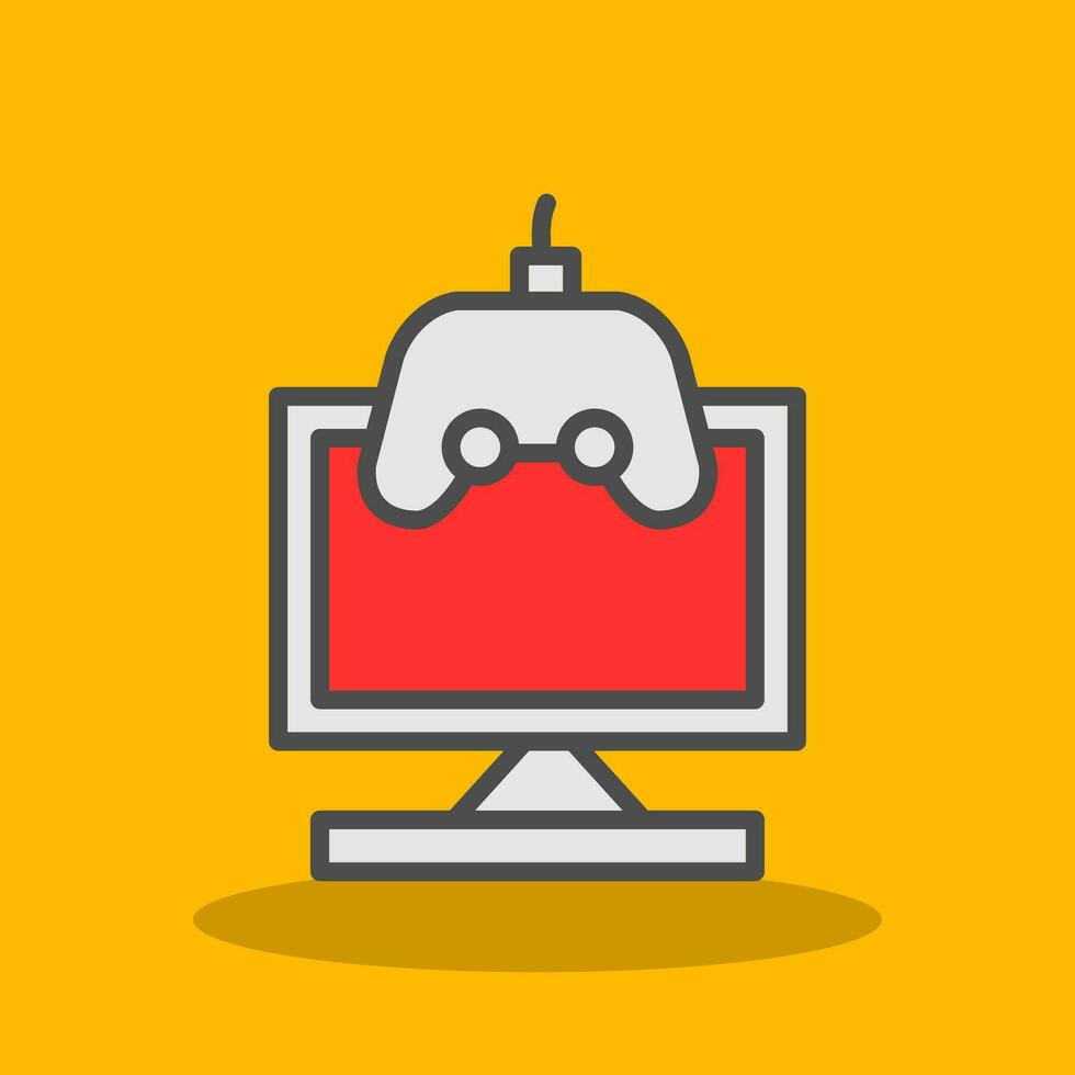 Monitor Vector Icon Design