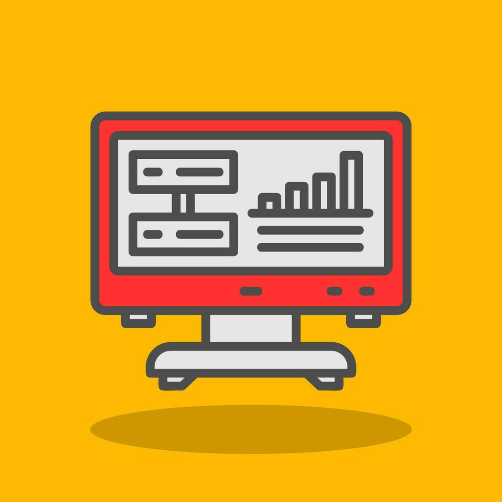 Data Driven Insights Vector Icon Design