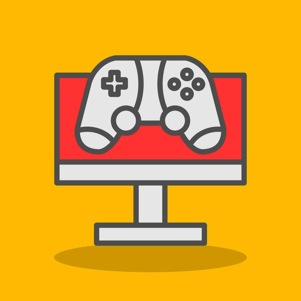 Monitor Screen Vector Icon Design